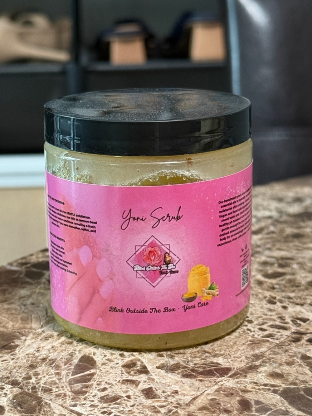 Yoni Scrub Natural Exfoliant - Pink Label